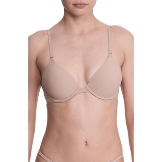 Natori Verge Convertible Plunge T-Shirt Bra in Cafe at Nordstrom, Size 30Ddd