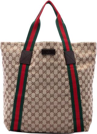 Gucci Pre-owned Gucci GG Canvas Web Tote Ladies 8FCBS5OJIDNMP83H