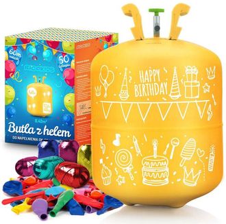 OEM Cilindro De Helio De 0,42m3 Con Globos Y Cinta Ricokids