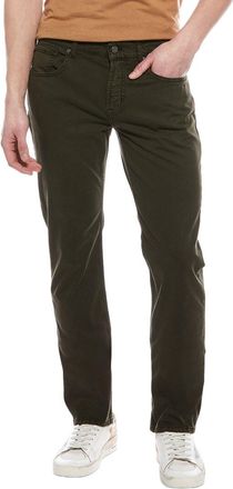 7 For All Mankind Luxe Performance Dark Olive The Straight Jean
