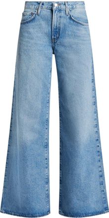 A Gold E mid-rise wide-leg jeans - women - Organic Cotton/Recycled Cotton/Recycled Lyocell - 28 - Blue