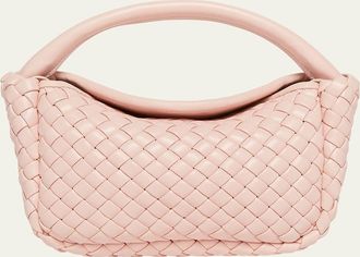 Bottega Veneta Cobble Mini Leather Top-Handle Bag