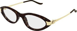 Cartier Glasses, female, Brown, Size: 52 MM Glasses