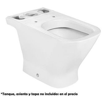 Roca Roca - Taza De Inodoro De Tanque Bajo Con Salida Horizontal Square The Gap