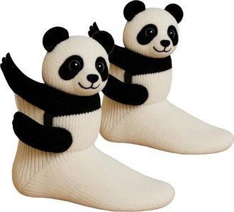 Generic 3D Knit Animal Socks,Skid Warm Proof Cotton Socks, Novelty Floor Sock for Christmas,Cute Hand Crochet Knit Sock,Winter Warm Floor socks for Adults,Bre