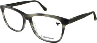 Calvin Klein Ladies Tortoise Rectangular Eyeglass Frames Ck-Ck22507-025-55