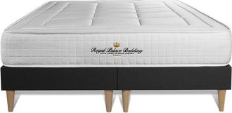 Royal Palace Bedding Royal Palace Bedding - Base Tapizada Negro + Colch&oacute;n Con Espuma Viscoel&aacute;stica 180 X 200