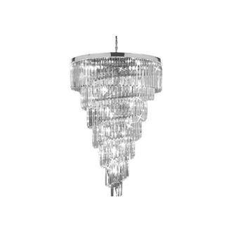 OEM Hereford Spiral Chrome - Ara&ntilde;a De Cristal Cromado 80cm