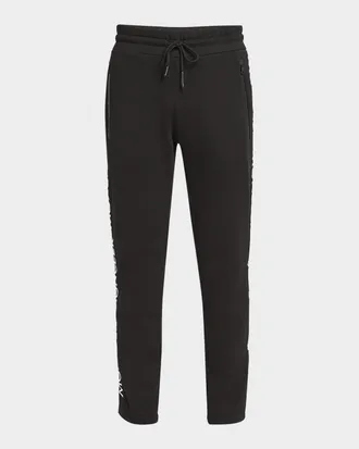 Moncler Men & apos;s Fleece Side-Logo Sweatpants