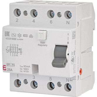 OEM Disyuntor Diferencial Efi-p4 Ac 25/0,03
