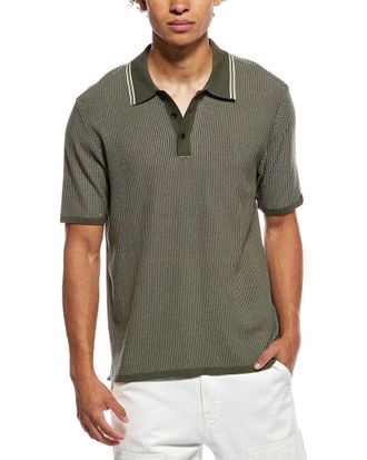 Rag & Bone Harvey Knit Polo Shirt