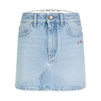 GCDS Gcds, Dames, Rokken, Blauw, Maat: W29 Denim