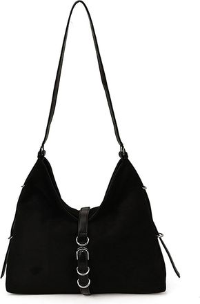 Generic Womens Suede PU Shoulder Bag, Hobo Tote Bag, Adjustable Shoulder Strap and Magnetic Closure for Soft Feel, Applies to Work, Travel and Daily Commuting