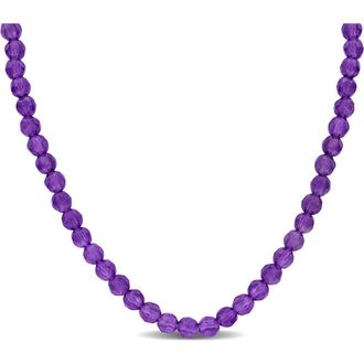 Delmar Fancy Cut Beaded Necklace in Purple at Nordstrom Rack