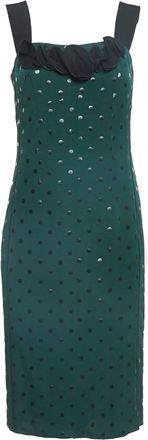 Marc Jacobs polka dot ruffled dress - Green