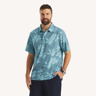 Nautica Big & Tall Printed Performance Polo