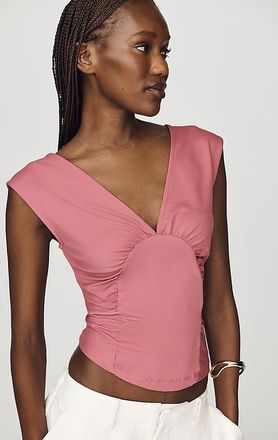 Maeve Plunge Corset-Style Top