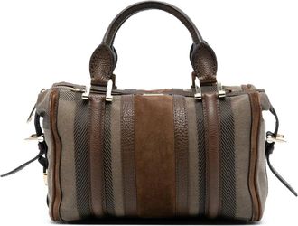 Burberry 2000-2017 Canvas Nevinson Bowling Bag satchel - Marrone