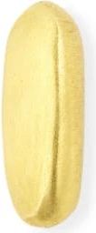 Cortana Alkaid- smalle ovale gouden oorbel - Dames - Oorbellen - Geel - ONE Size - Accessoires