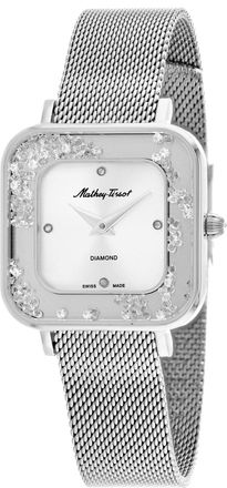 Mathey-Tissot Womens Gemina Silver Dial Watch