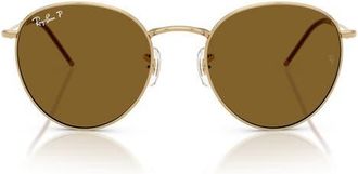 Ray-Ban Reverse 53mm Polarized Phantos Sunglasses in Gold Flash at Nordstrom
