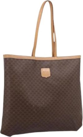 Celine Pre-owned Vintage Tote Bag - Dames - Vintage Shopper - Bruin - ONE Size - Leer - Vintage