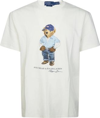 Polo Ralph Lauren T-Shirt MM Orso - Heren - T-shirts - Beige - XL - Katoen - Tops