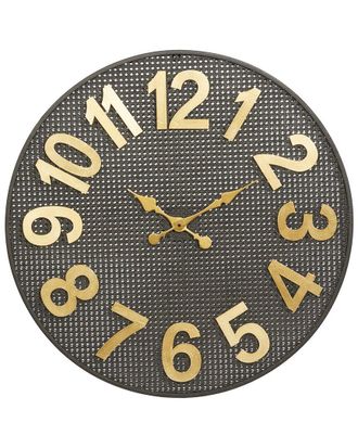 CosmoLiving by Cosmopolitan Cosmoliving By Cosmopolitan Industrial Wall Clock