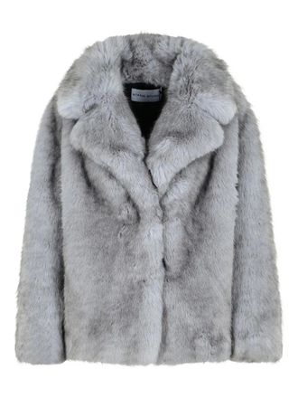 Stand Studio Valentina faux-fur jacket - women - Polyester/Polyester - 36 - Grey