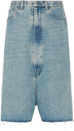 Maison Margiela Mens Denim Bermuda Shorts