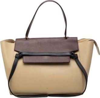 Celine Pre-owned Handbags, female, Beige, Size: ONE SIZE Pre-owned Vintage Handbag