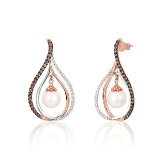 Le Vian Ladies Red Carpet Earrings in 14K Two Tone Gold