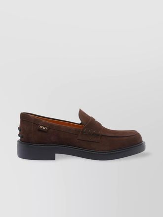 Tod's suede loafers