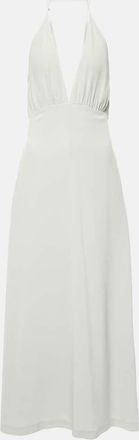 Toteme Halterneck silk crepe de chine maxi dress