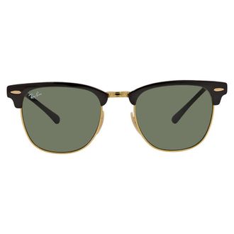 Ray-Ban Clubmaster Metal Green Square Unisex Sunglasses RB3716 187 51
