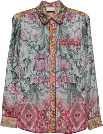 Pierre-Louis Mascia Printed Silk Shirt