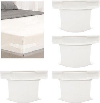 No Brand Clips De Sujeci&oacute;n Para S&aacute;banas De 4 Piezas, Correas El&aacute;sticas Con Abrazaderas, Soportes Antideslizantes Para S&aacute;banas, Protectores De Colch&oacute;n, Mantas Y