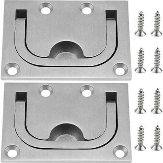 OEM Portelli A Filo In Acciaio Inox - Maniglia Nautica Per Imbarcazioni (set Da 2) - Crezuo