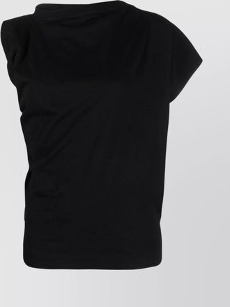 Vivienne Westwood draped detailing on cap sleeves