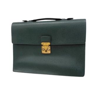 Louis Vuitton Pre-owned Handbags, male, Green, Size: ONE SIZE Pre-owned Briefcase