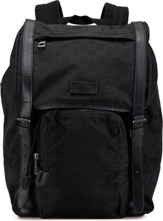 Gucci 2016-2024 GG Nylon backpack - Black