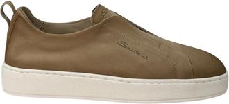Santoni Victory Sneakers - Heren - Sneakers - Bruin - 41 1/2 EU - Schoenen