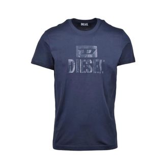 【DIESEL】 blue cotton t-shirt （関税送料込） Diesel/ディーゼル｜Tシャツ