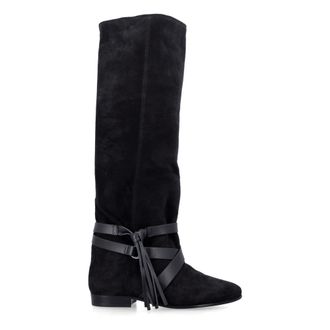 Isabel Marant Schoenen, Dames, Zwart, 37 EU, Leer, Silmon Boot