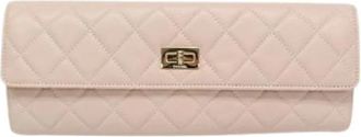 Chanel Pre-owned 2.55 Jewelry Case - Dames - Vintage Accessoires - Roze - ONE Size - Leer - Vintage