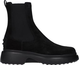 Tod's Tods Mujers Botines de Ante Negro