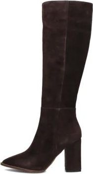 Notre-V Schoenen, Dames, Bruin, 38 EU, Wol, Elegante hoge laarzen voor herfst/winter