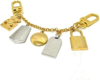 Louis Vuitton Vintage, unisex, Geel, ONE Size, Pre-owned Metal key-holders