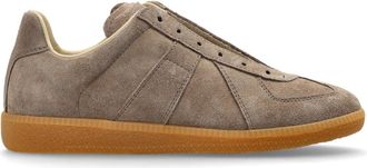 Maison Margiela Replica Su&egrave;de Sneakers - Dames - Sneakers - Beige - 36 1/2 EU - Su&egrave;de - Schoenen