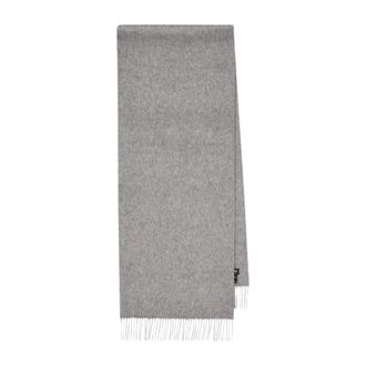 Ermenegildo Zegna Accessoires, Heren, Grijs, ONE Size, Leer, Oasi Cashmere Sjaal